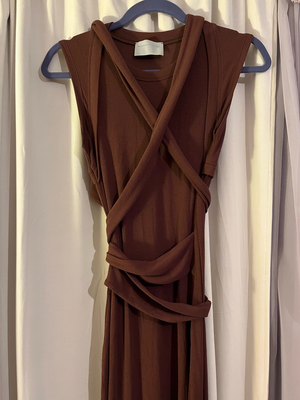 Modern Citizen Tank Wrap Maxi Dress